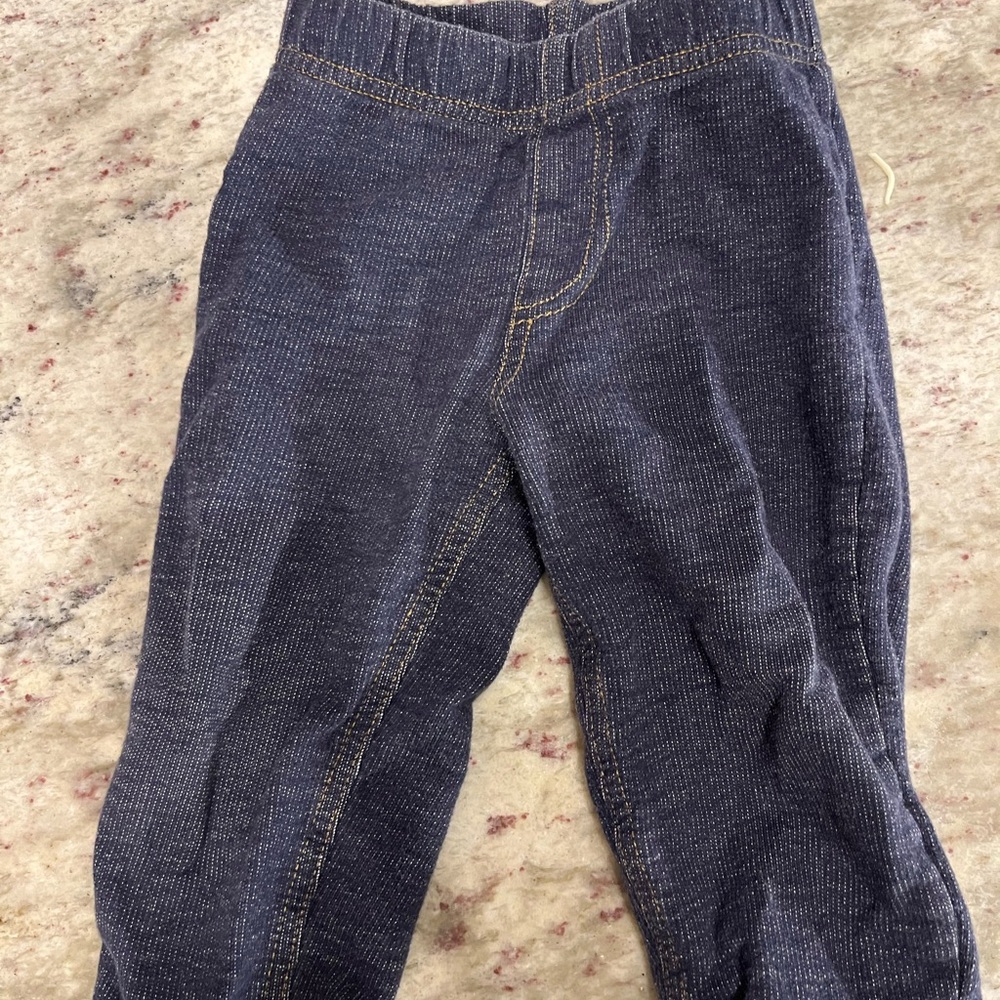 Kids Navy Blue Corduroy Pants